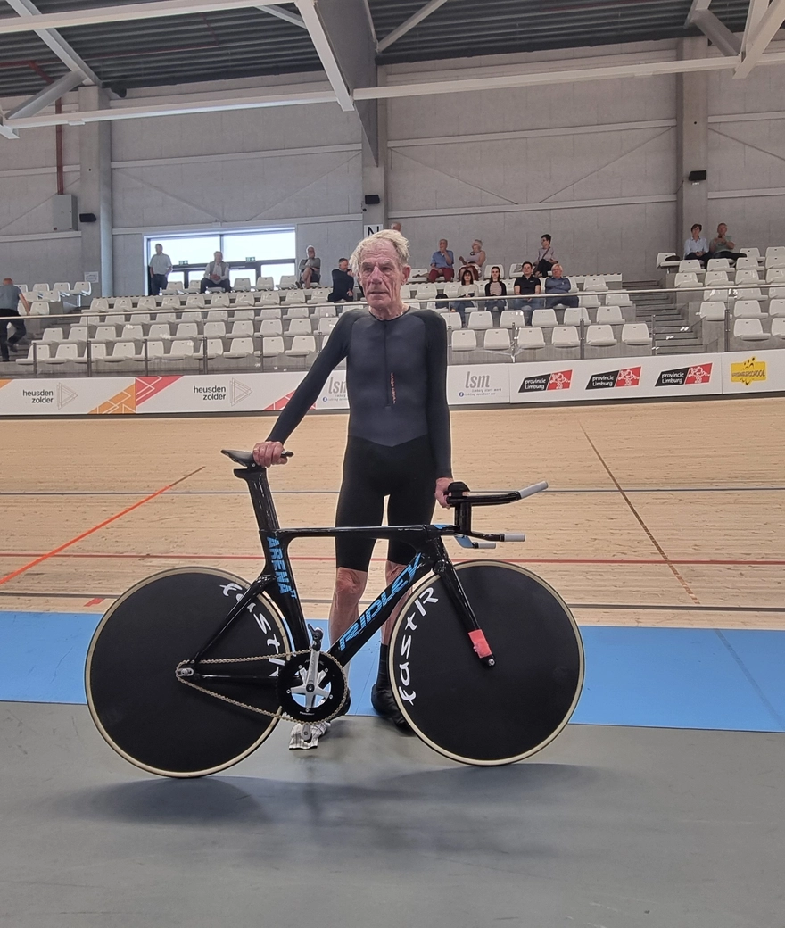 Ronny Sluyts (75) Breaks Hour World Record in His Age Category on Our Arena