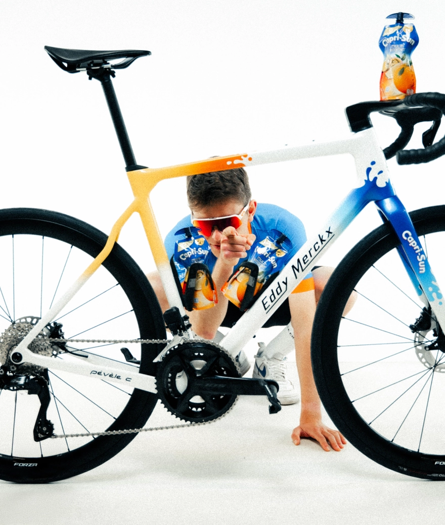 Meer dan een funky fiets: Capri-Sun en Eddy Merckx Bikes bundelen krachten voor het goede doel