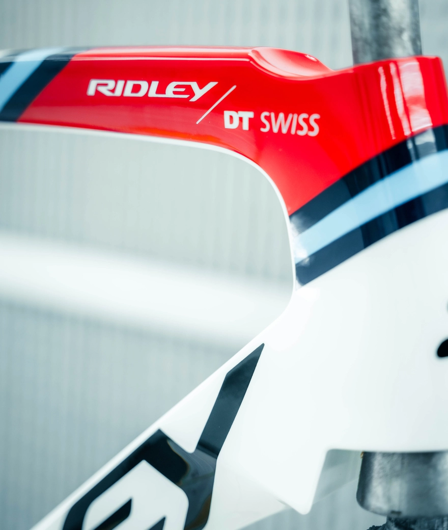 DT Swiss and Ridley pay tribute to the 'Lancia Rally 037' with a special bike at Eurobike