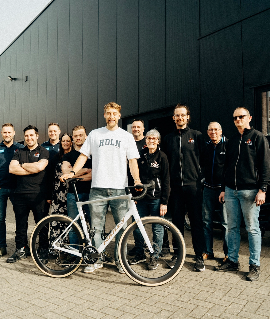 Lode y Ward Lemmelijn ruedan con la Grifn RS gracias a Fietsen Loix