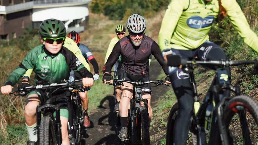 Journée de test VTT avec l'équipe de course KMC MTB et Bart Brentjens