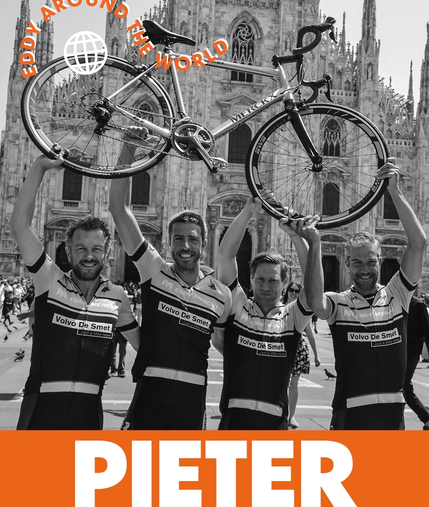 Pieter (44) rode Giro of 2017 for charity: ‘We even got the support of Eddy himself’