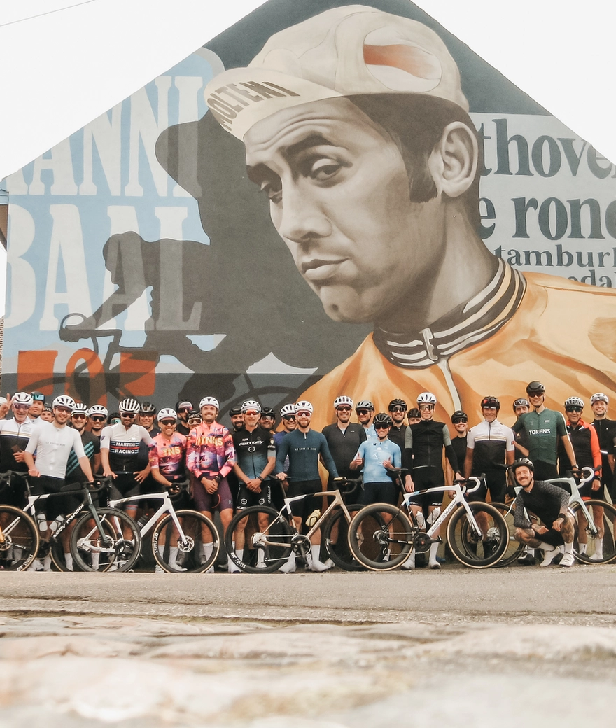 Balade sociale vers la fresque murale d’Eddy Merckx