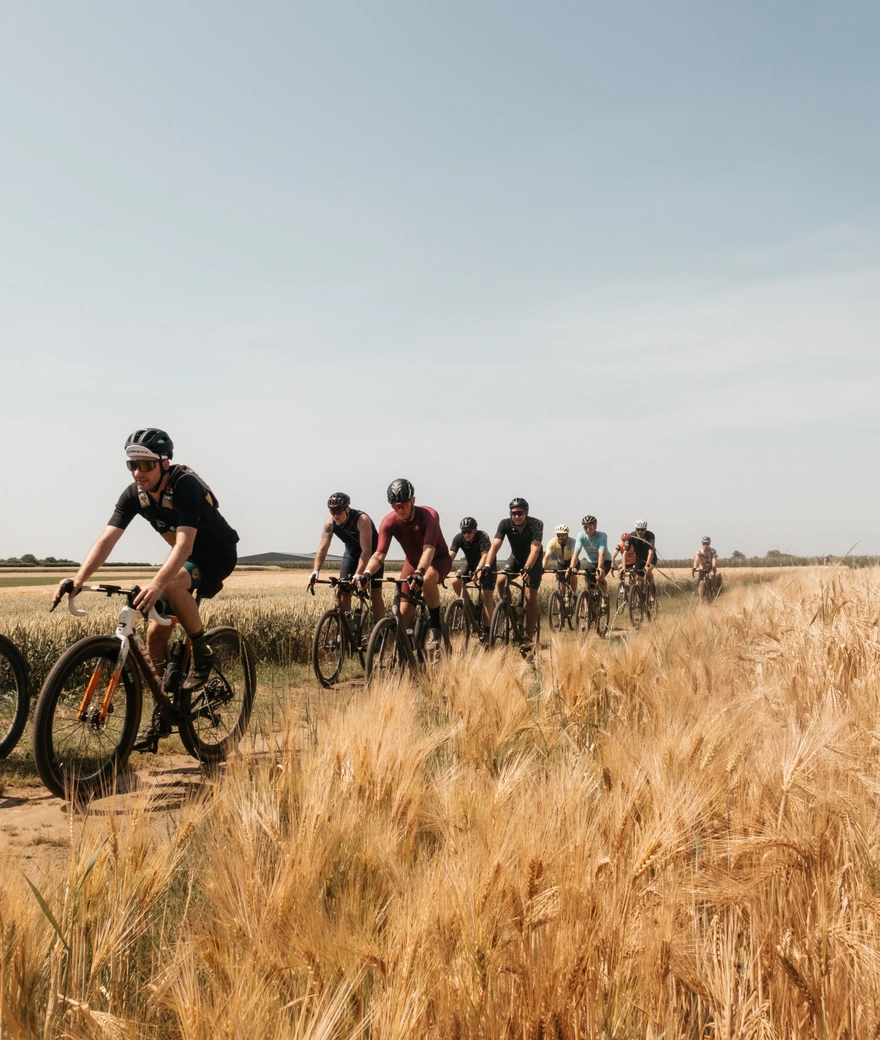 A warm reunion during the sun-soaked second edition of Eddy's Gravel Ride