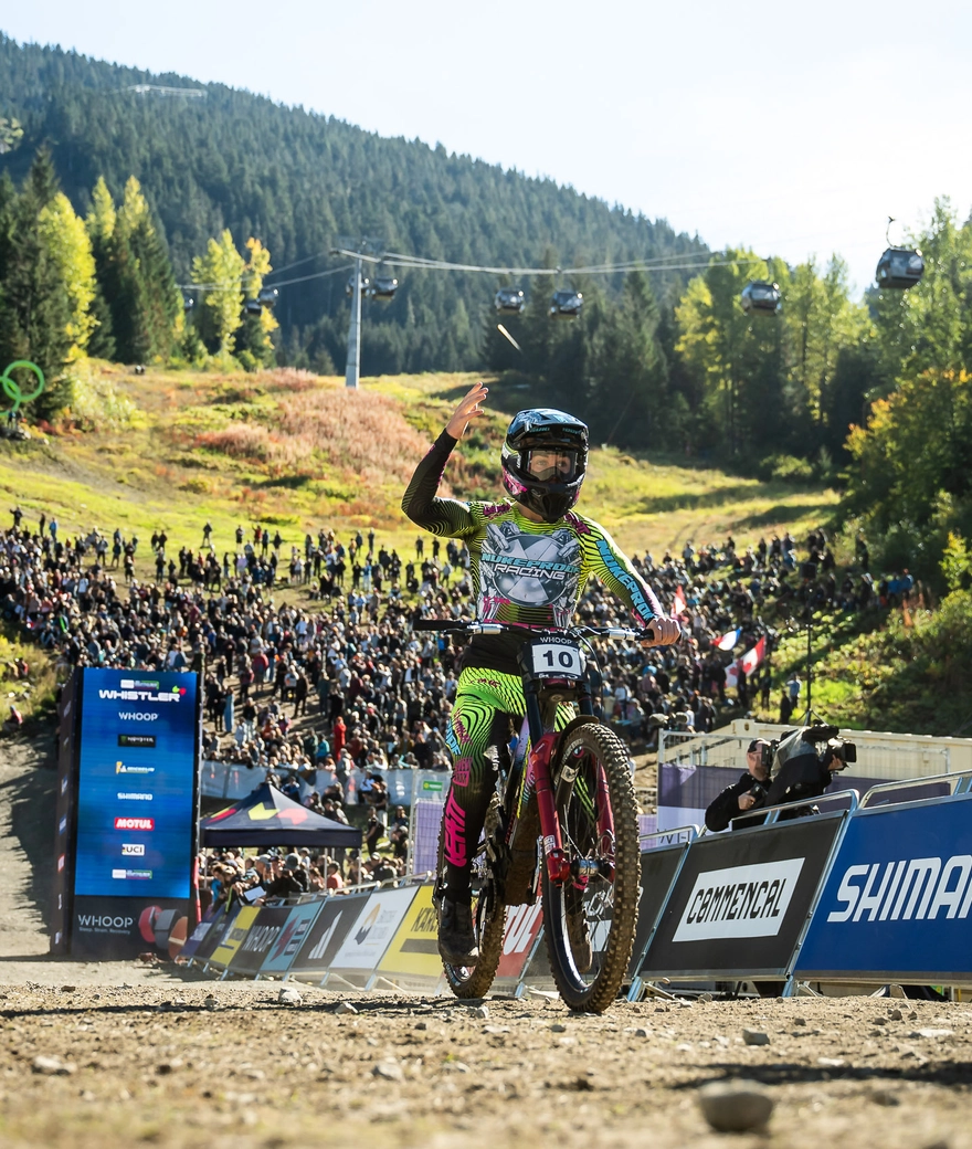 Camden Rutherfurd claims first UCI Mountain Bike World Cup victory in Whistler