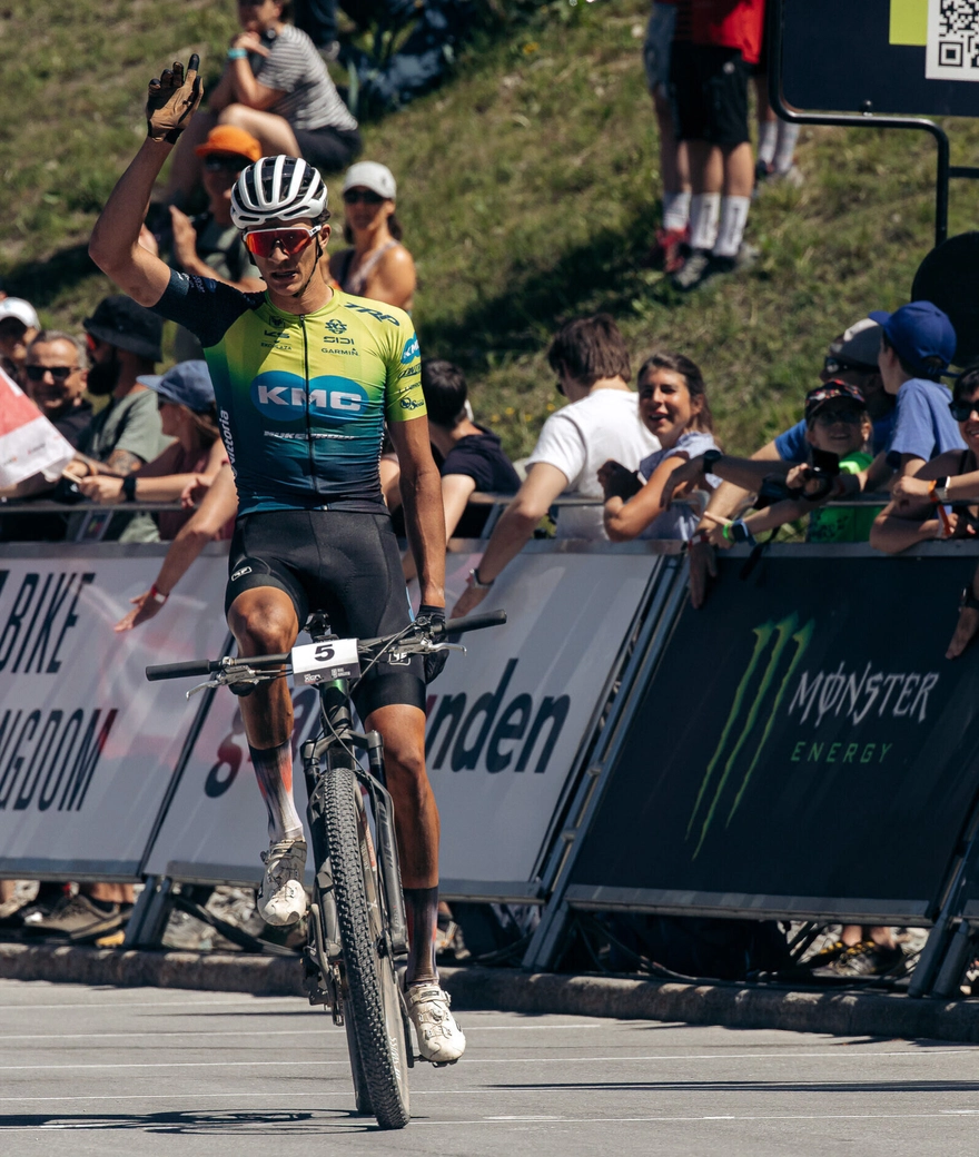 First UCI World Series podium for KMC Nukeproof MTB Racing Team in Lenzerheide