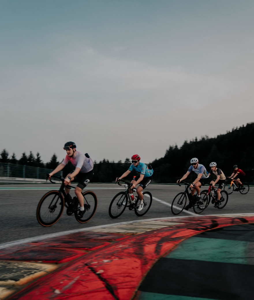 Test ride on the iconic Formula 1 Circuit of Spa-Francorchamps