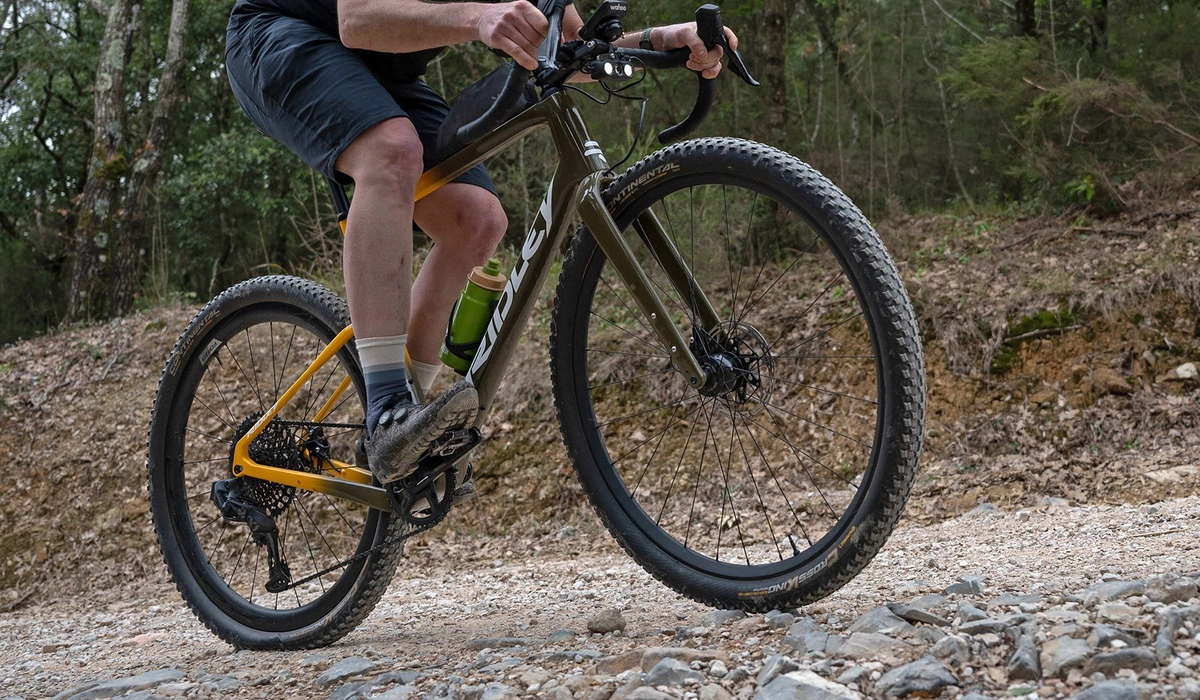 Ridley Kanzo Adventure carbon gravel bikepacking bike Review photo by Mirror Media Bike Connection Agency climbing